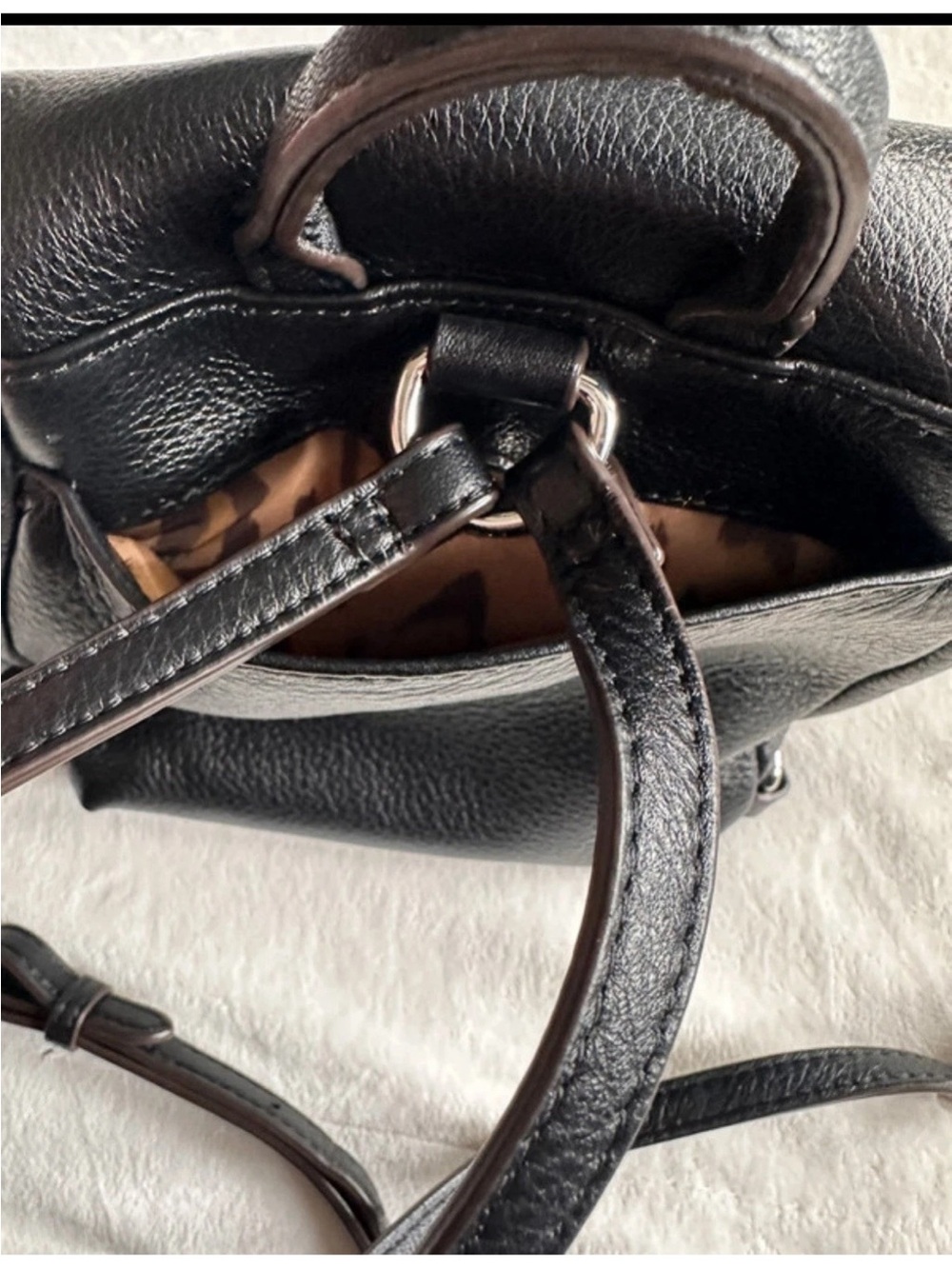 Amy Kestenberg Black Moroccan Studded Leather Mini Backpack - Picture 7 of 14